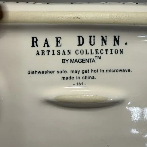 Rae Dunn FREE RANGE 6 Cup Egg Tray White Ceramic Artisan Collection By Magenta - Picture 4 of 6